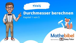 Kreis ► Durchmesser berechnen aus Radius [upl. by Fadas881]