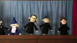 Harry Potter Puppet Pals  The Mysterious Ticking Noise Video With Lyrics [upl. by Aip]