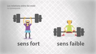 Les relations entre les mots  La synonymie [upl. by Gentilis]