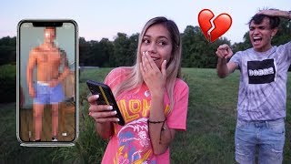 I Put My EX BOYFRIEND As My Background PRANK backfires [upl. by Ivanna]