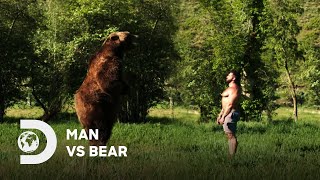 Kannon Versus Bart the Alaskian Kodiac  Man Vs Bear [upl. by Petes426]