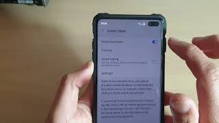 Galaxy S10  S10 How to Enable  Disable Voice Assistant [upl. by Farand]