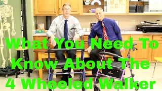 Four Wheeled Walker What You Need To Know Instructions [upl. by Abraham]