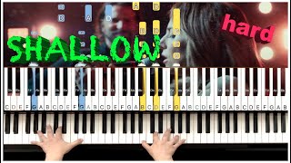 Shallow HARD  Advanced Piano Tutorial Cover by Marina Kirova  A Star Is Born [upl. by Airahs]