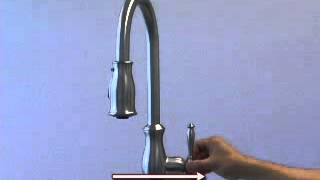 Maintenance  Remove cartridge from Hanover Kitchen Faucet [upl. by Aneelahs]