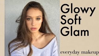 GLOWY everyday makeup 2017 [upl. by Parish390]