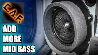 How to Add Mid Bass  Build Custom Speaker Adapters CarAudioFabrication [upl. by Laresa]