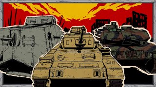 Evolution of German Tanks  Animated History [upl. by Yrtneg]