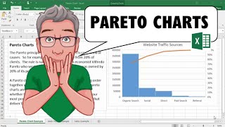 Create Pareto Charts in Excel 2016 [upl. by Calabrese]