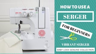 HOW TO USE A SERGER [upl. by Loar59]