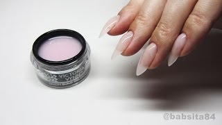 Paznokcie żelowe krok po kroku  przedłużanie  Victoria Vynn Build Gel  How to Extend Your Nails [upl. by Bernardo]