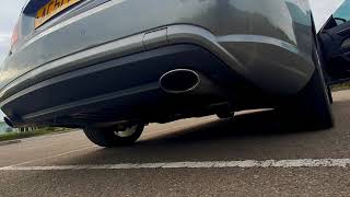 MercedesBenz E350 cdi custom straight pipe exhaust Om642 [upl. by Borman]