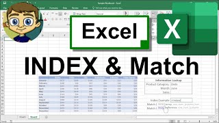 Excel INDEX and MATCH [upl. by Neirb]