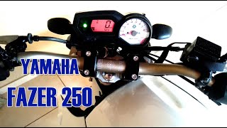 YAMAHA FAZER 250 COM GUIDÃO OXXY  MINHA NOVA MOTO [upl. by Selda351]