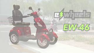 EWheels EW46 4 Wheel Scooter Review [upl. by Minnaminnie193]