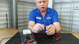 How to test a capacitor for continuity [upl. by Seif64]