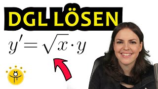 Differentialgleichung lösen – DGL 1 Ordnung Anfangswertproblem Trennung der Variablen [upl. by Sadella514]