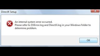 How to Fix DXErrorlog and DirectXlog Installing DirectX problem ReUploaded [upl. by Dubois]