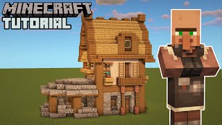 Minecraft  Stonemasons House Tutorial Villager Houses [upl. by Atterbury]