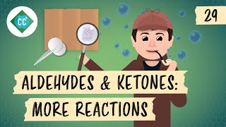 Aldehyde and Ketone Reactions  Hydrates Acetals amp Imines Crash Course Organic Chemistry 29 [upl. by Blanding]