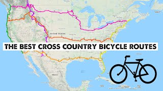 How To Choose a Bicycle Route Across the USA [upl. by Faux]