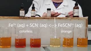 Le Chateliers Principle  Iron III Thiocyanate [upl. by Naga661]