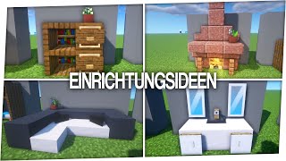 10 Einrichtungsideen in Minecraft [upl. by Naek]