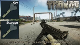 Escape From Tarkov  Customs Gas Station Keys Locations amp Guide [upl. by Debor]