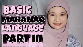 PART III  BASIC MARANAO LANGUAGE [upl. by Leia]