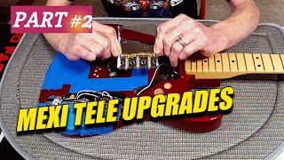 Mexican Telecaster Upgrades  Part 2 Bridge amp Pickup [upl. by Auhsoj]