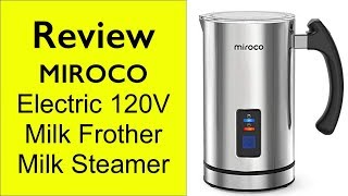 Review Miroco Milk Frother  How to make froth milk at home [upl. by Elkin]