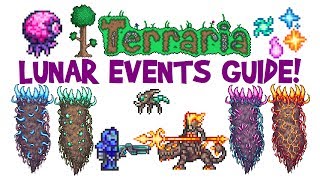 Terraria Lunar Event Guide Celestial PillarsTowers Boss Fight How to Summon amp Gameplay [upl. by Gerri]