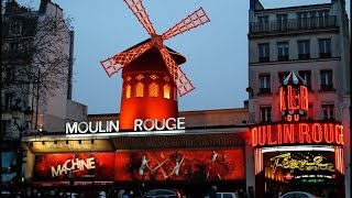 Moulin Rouge including footage from inside  Paris [upl. by Briscoe]