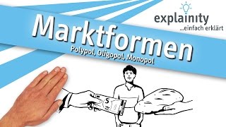 Marktformen einfach erklärt explainity® Erklärvideo [upl. by Sidon419]