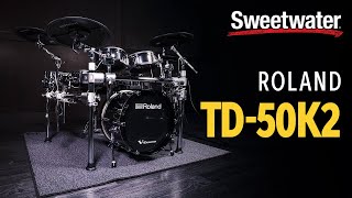 Roland TD50KV2 Electronic Drum Kit Demo Featuring TD50X Sound Module [upl. by Annadiane]