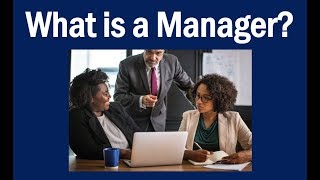 What is a Manager [upl. by Matrona]