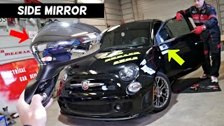 FIAT 500 SIDE MIRROR REPLACEMENT REMOVAL LEFT RIGHT SIDE VIEW MIRROR [upl. by Allistir877]