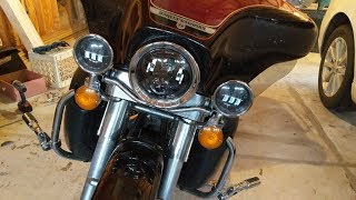 Electra Glide LED Headlamp Replacement [upl. by Akienom810]