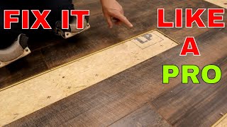 Avoid Costly Mistakes Repairing Vinyl Plank Flooring Made Easy [upl. by Hardin]