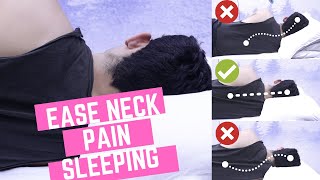 The Best Sleeping Positions for Neck Pain Relief PLUS Pillow Guide [upl. by Eibber]