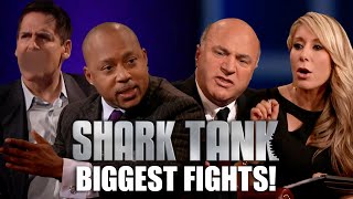 Shark Tank US  Top 3 BIGGEST Fights [upl. by Teteak218]