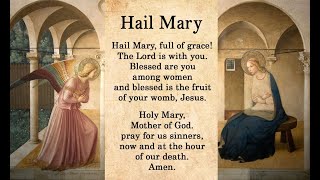 Hail Mary Gentle Woman with lyrics [upl. by Shanie]