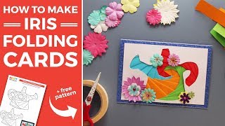 Easy Iris Folding Instructions amp Free Patterns [upl. by Manvel601]