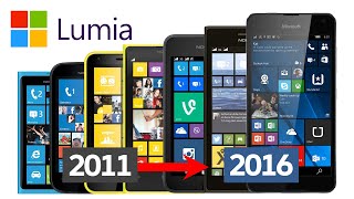 Evolution of Nokia  Microsoft Lumia Smartphones 20112016 [upl. by Rodge]