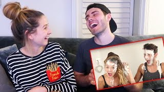 ZALFIE REACTING TO WEIRD ZALFIE [upl. by Yednarb]