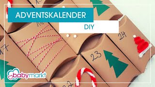 Adventskalender basteln Ganz einfach selbstgemacht [upl. by Aihsaei]