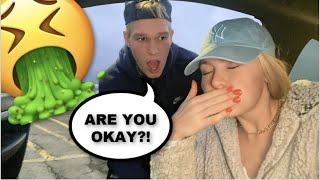 Getting CAR SICK Prank On BOYFRIEND [upl. by Triny474]