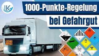 Gefahrgut Die 1000PunkteRegel einfach erklärt [upl. by Etienne]