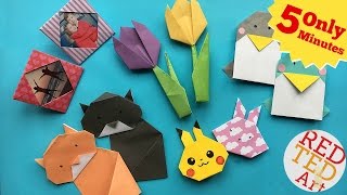 Best 5 Minute Crafts  5 Quick amp Easy Origami Projects  Easy Origami DIYs [upl. by Dame35]