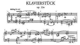 Schoenberg Klavierstück Op 33a Pollini [upl. by Ativ]